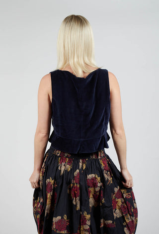 Eljana Top in Midnight Blue