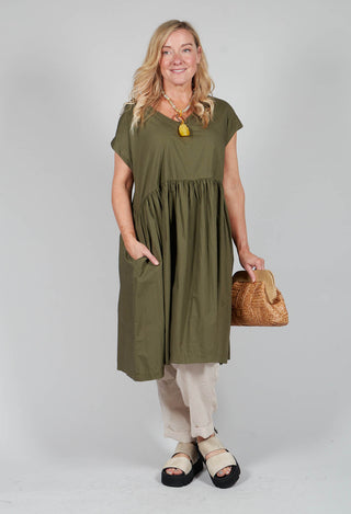 Smock Dress in Oliva