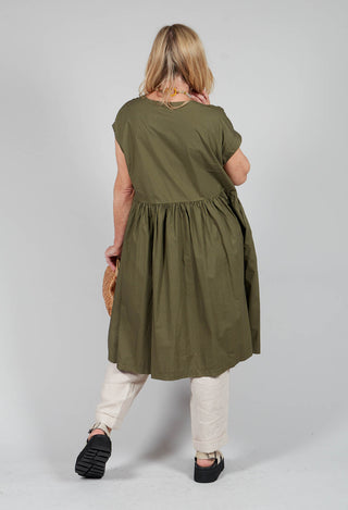 Smock Dress in Oliva