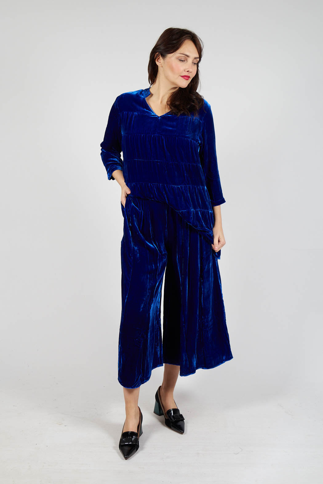 Emma Trousers in Cobalt Blue