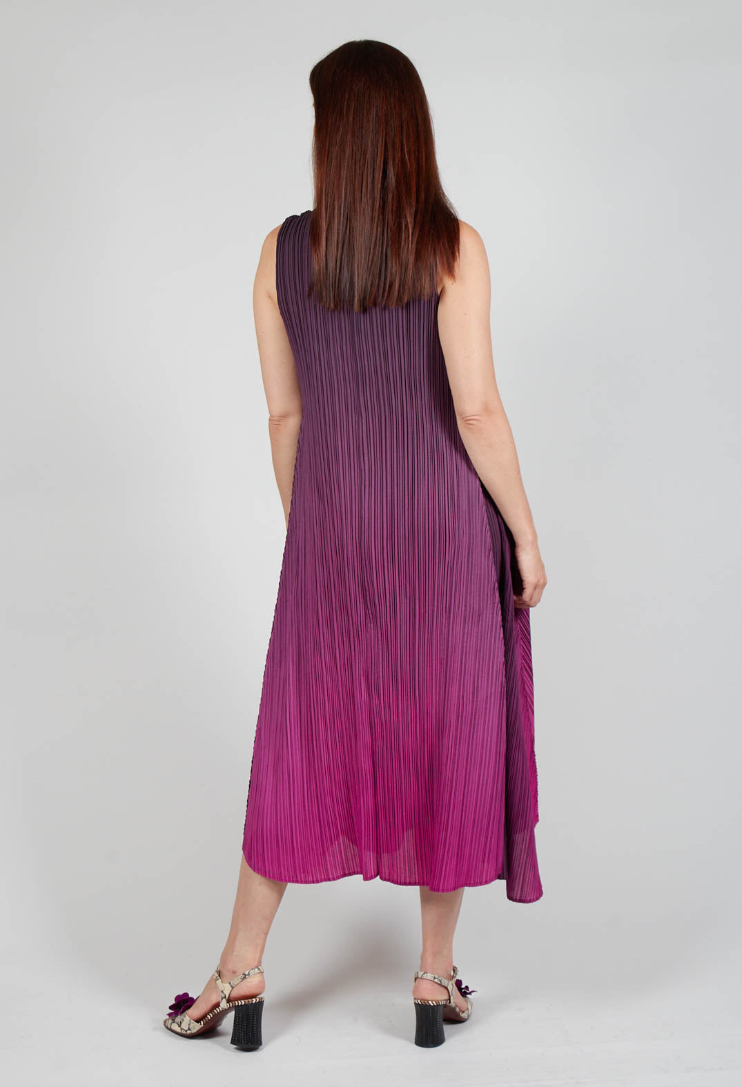 Estrella Dress in Mulberry Ombre