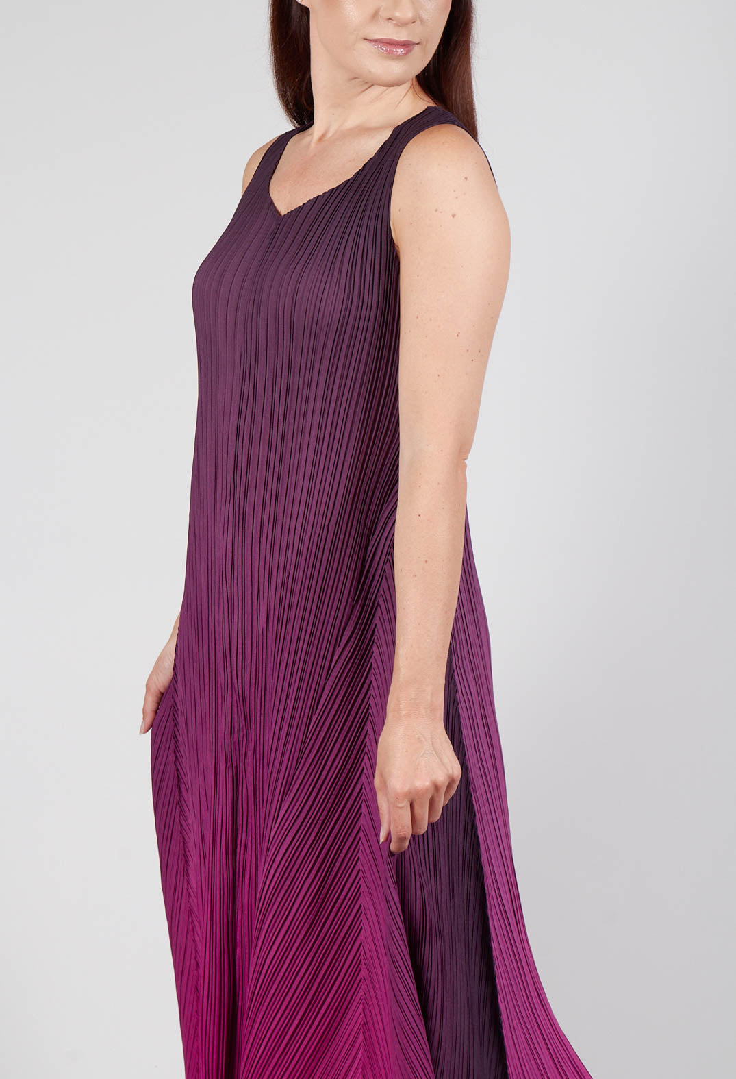 Estrella Dress in Mulberry Ombre