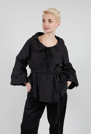 Feature Collar Jacket in Black