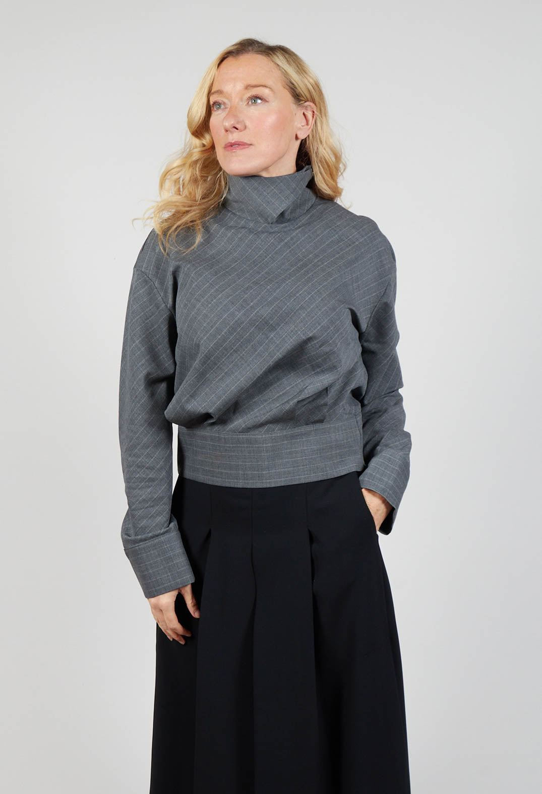 Fermo Blouse in Grigio