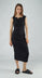 PRE-ORDER - Fitted Sleeveless Dress in Navy (Pictured in Black)