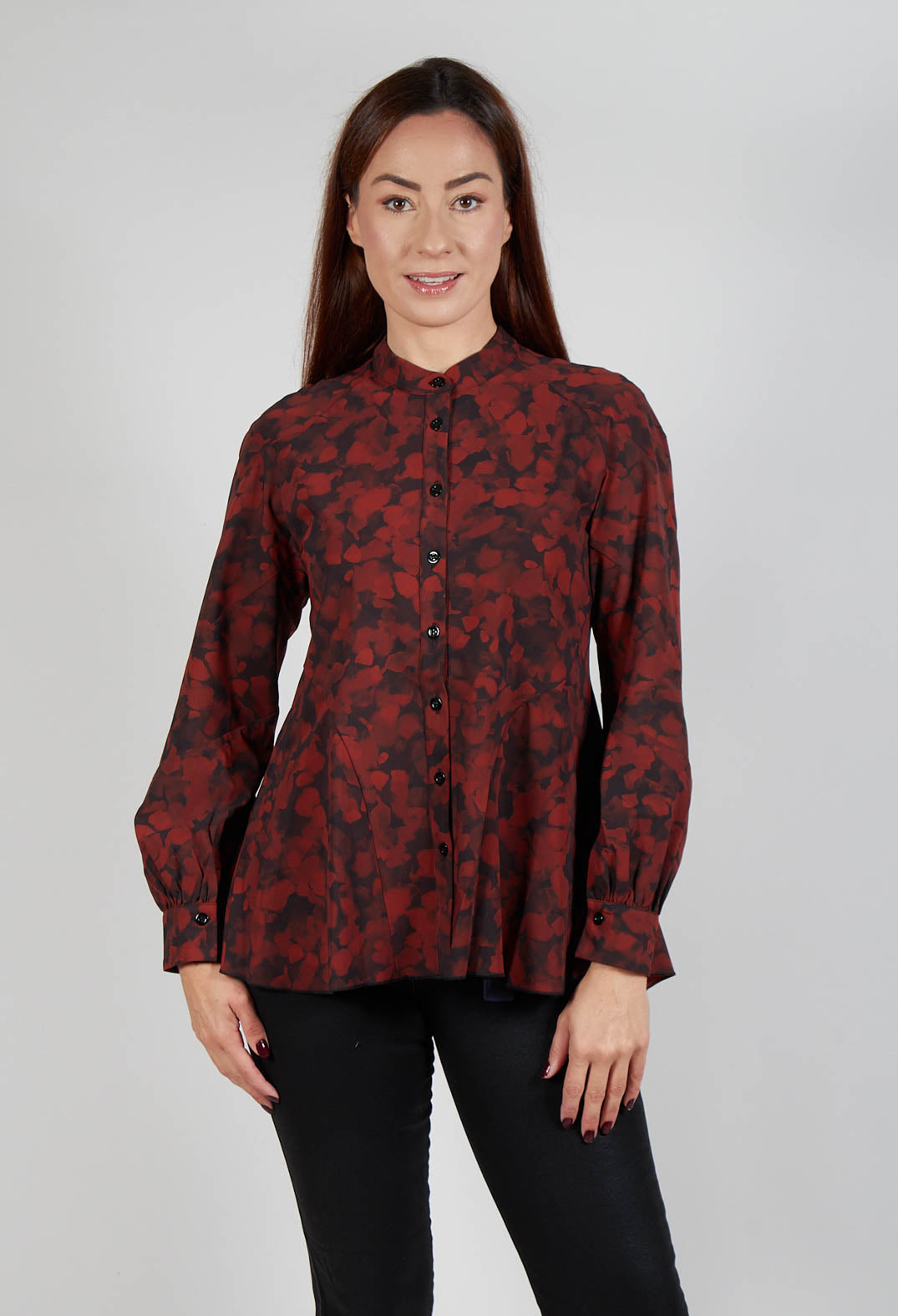 Fortunate Shirt in Red Floral