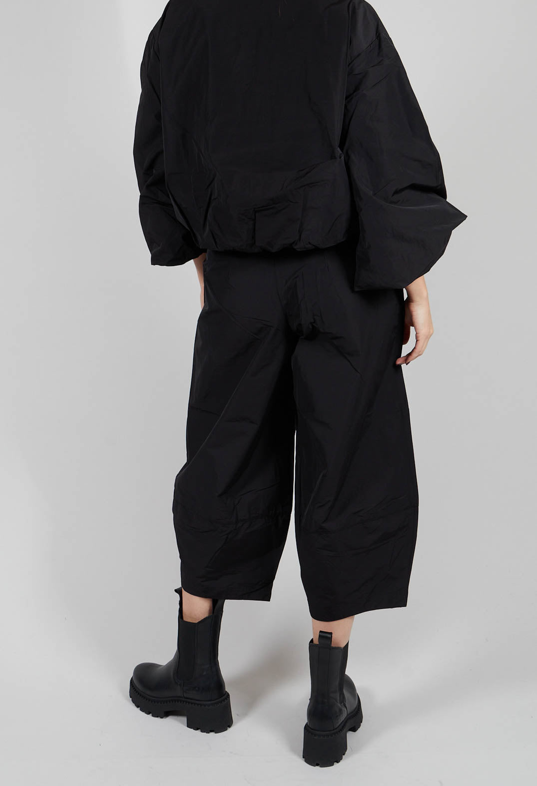 Fukkura Poplin Pants in Black