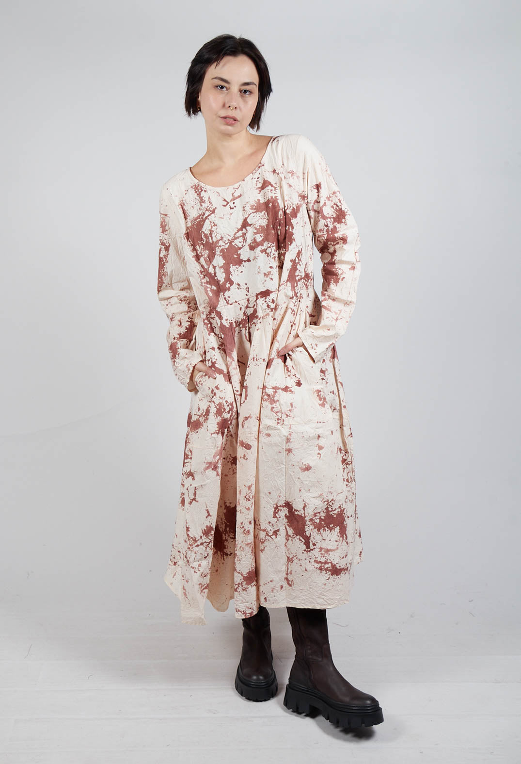 Gangich Dress in Mudcloth