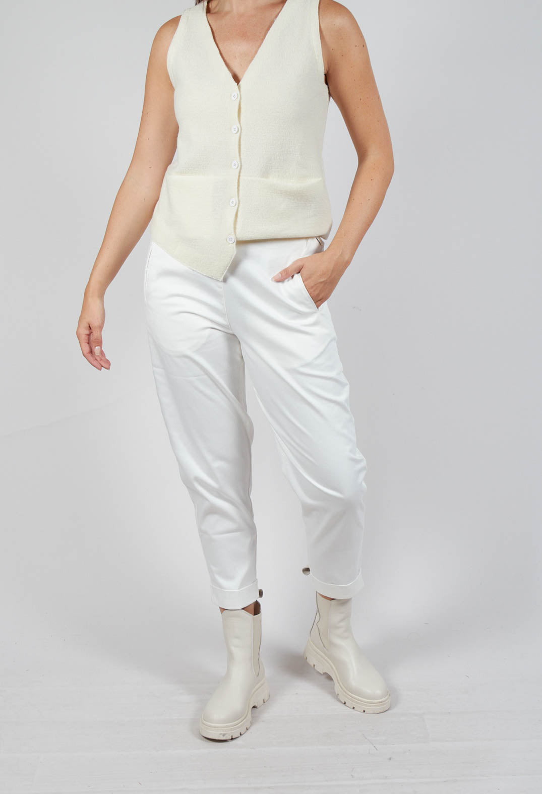 Geisha Long Trousers in  Undyed