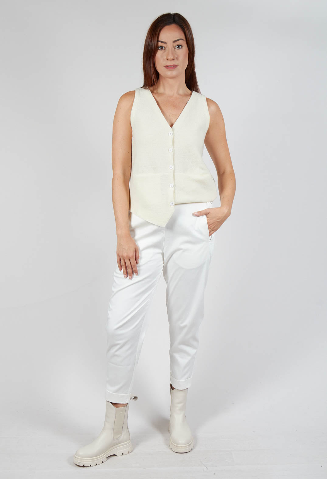 Geisha Long Trousers in  Undyed