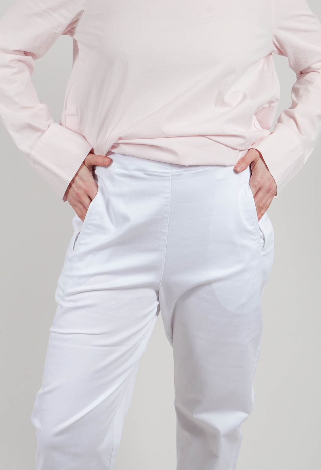 Geisha Pants in White