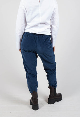 Geishan Long Trousers in Dark Night