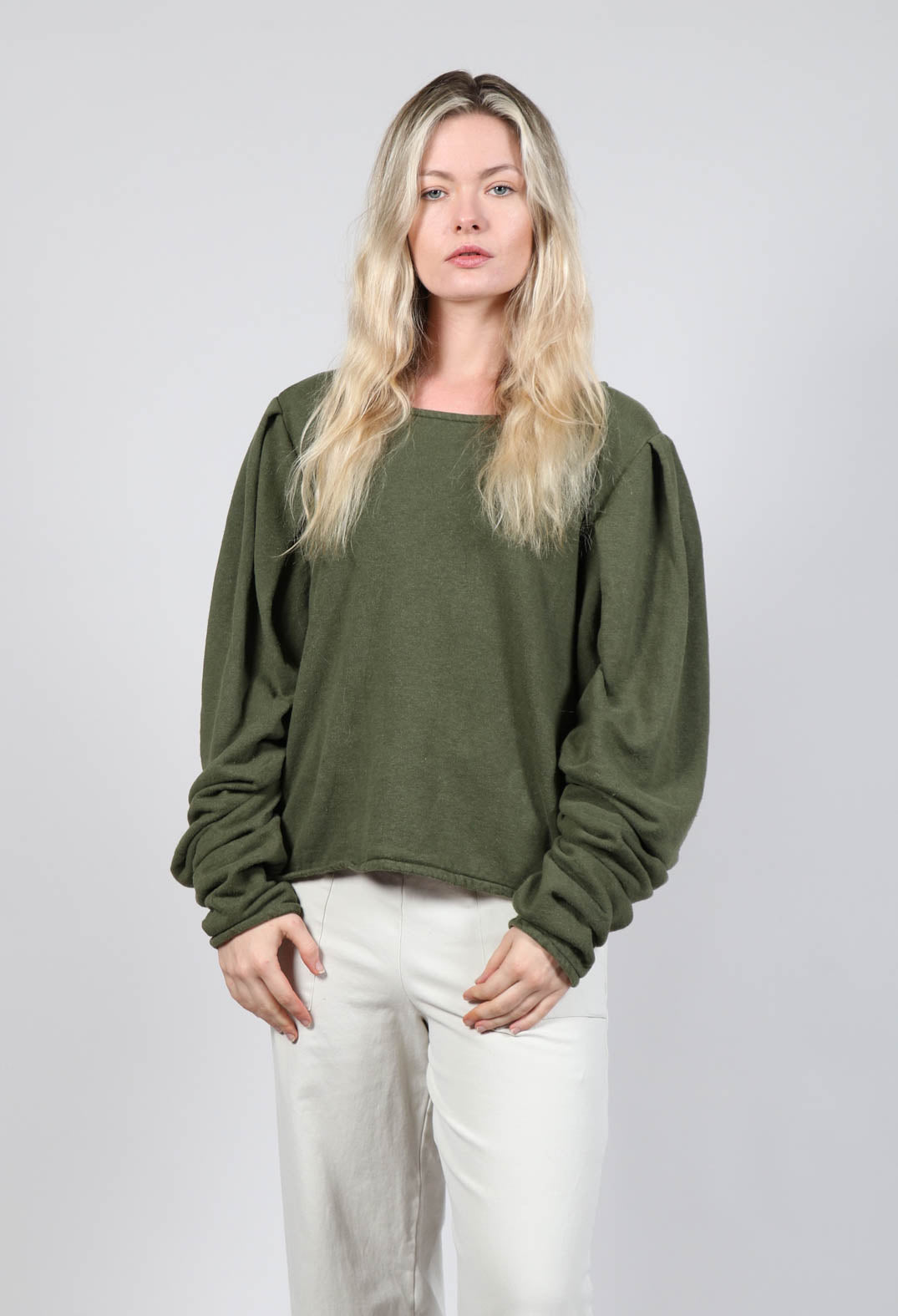 Gewurzelt Shirt in Avocado Green