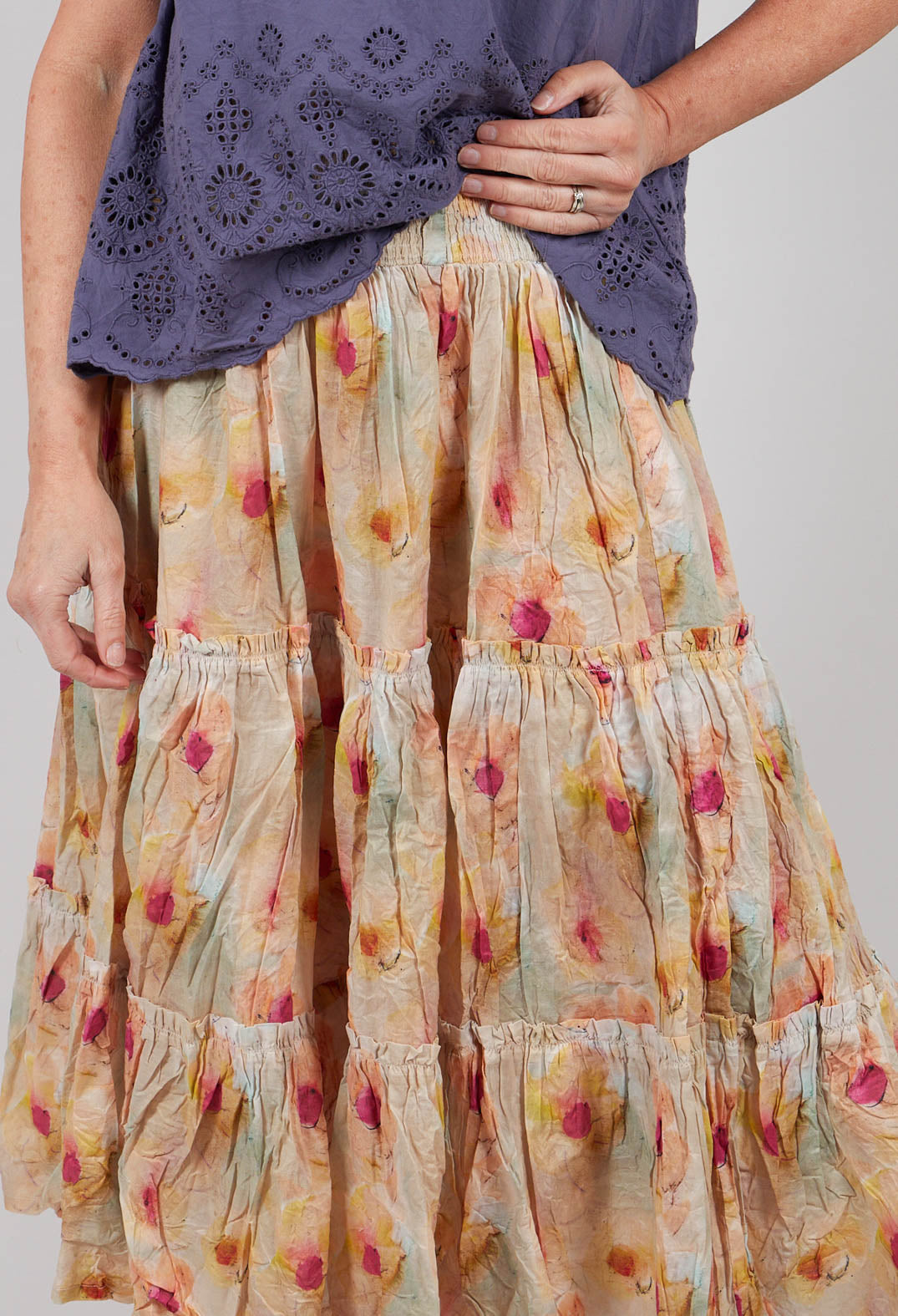 Gudrun Skirt in Flower Voile