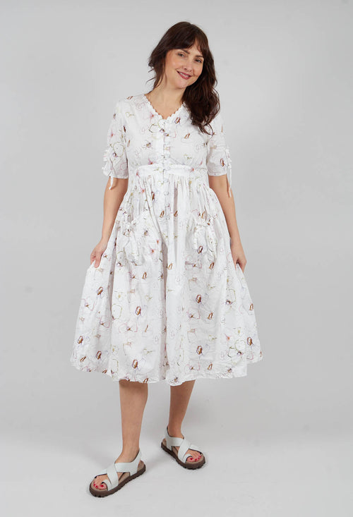 Gull-Britt Dress in Flower Cotton