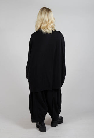 High Neck Tunic in Black