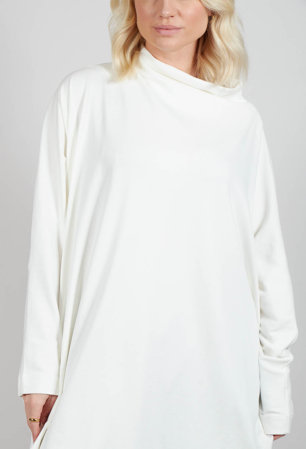 High Neck Tunic in Cream