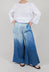 High-Waisted Maki Pants in Eve Blue