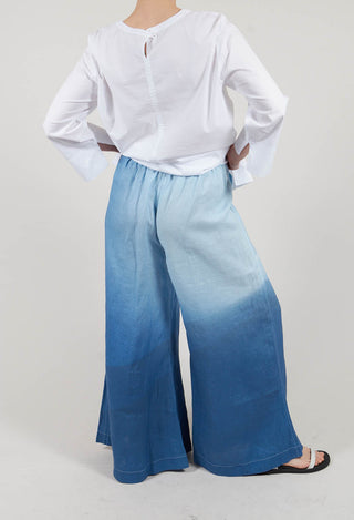 High-Waisted Maki Pants in Eve Blue