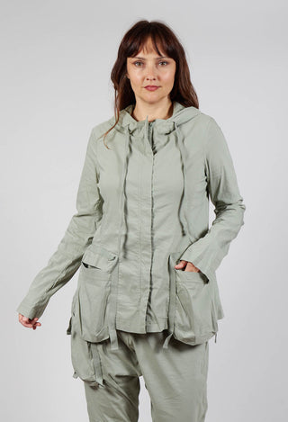 Hooded Utility Jacket in Defender