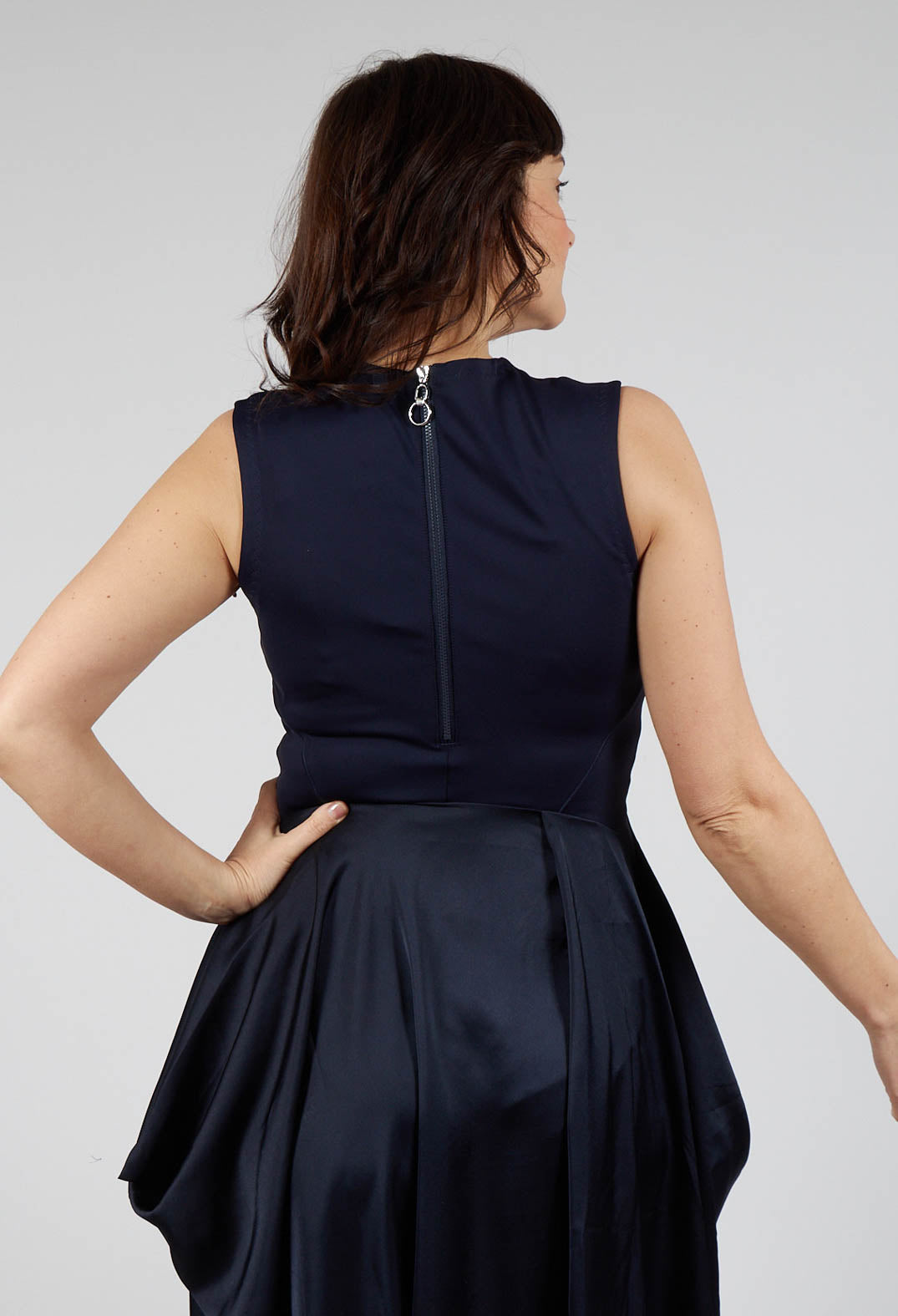 In Love With Dress in Black & Navy