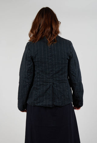 Jacket Vittorina in Black Stripe