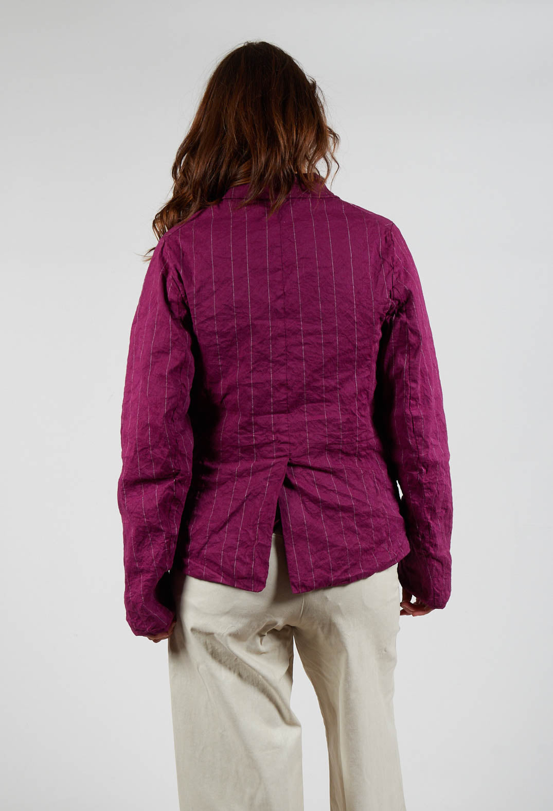 Jacket Vittorina in Mulberry Stripe