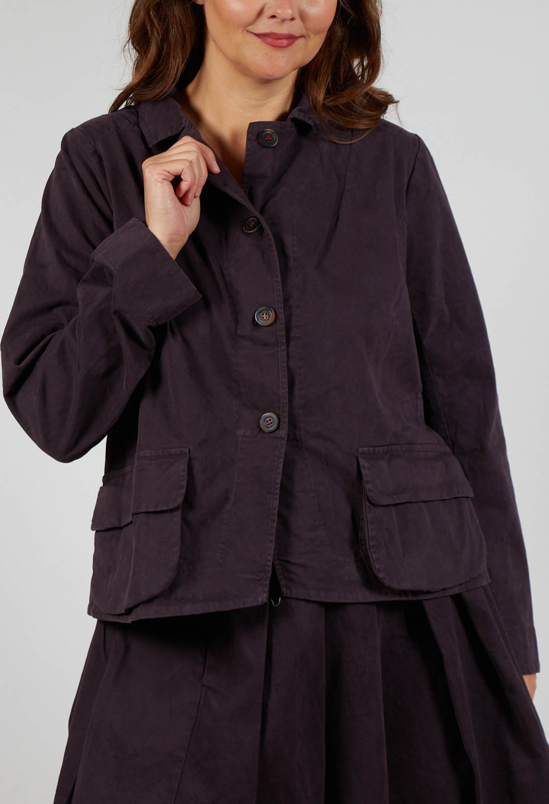 Jacket Vivian in Plum