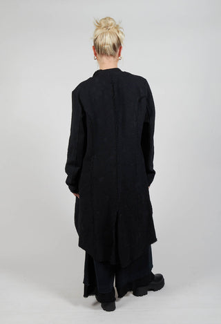 Jacquard Jacket in Riciclato Nero