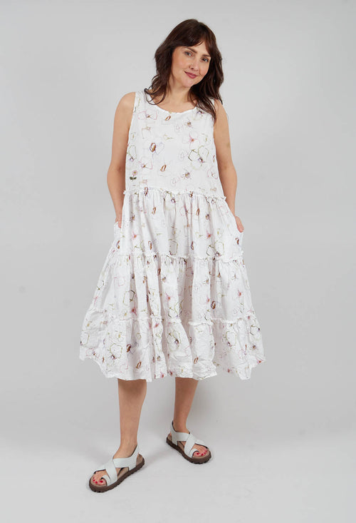 Jasmina Dress in Flower Cotton