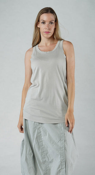 PRE-ORDER - Jersey Sleeveless Top in Navy (Pictured in Grey)