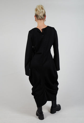 Jersey Vino Dress in Black