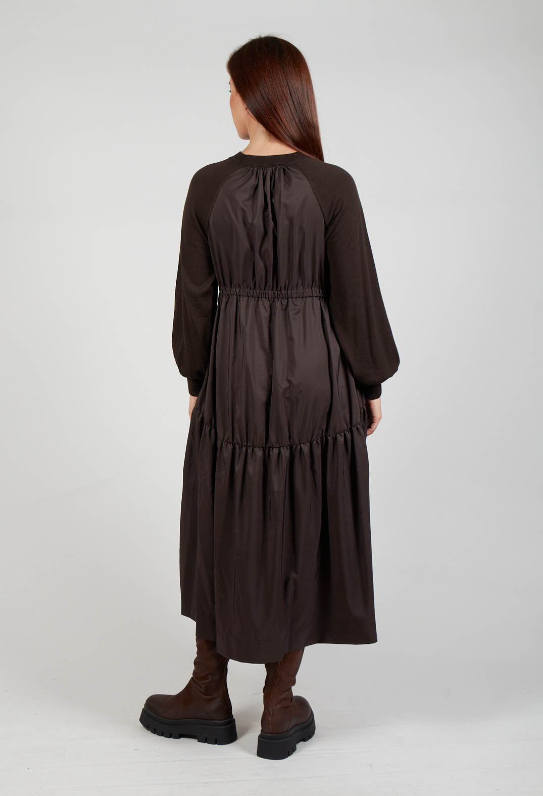 Jumper Dress with Contrasting Back in Java