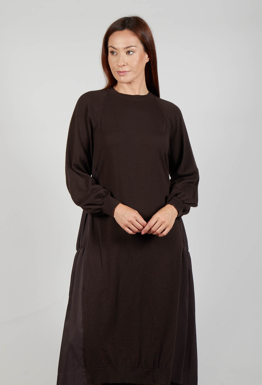 Jumper Dress with Contrasting Back in Java