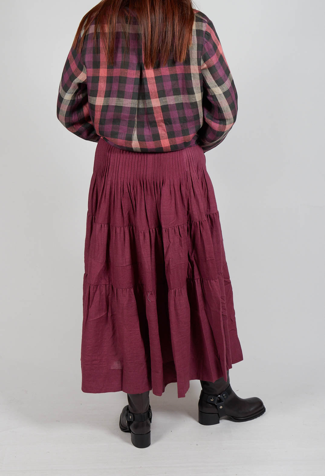 Keiko Skirt in Wine