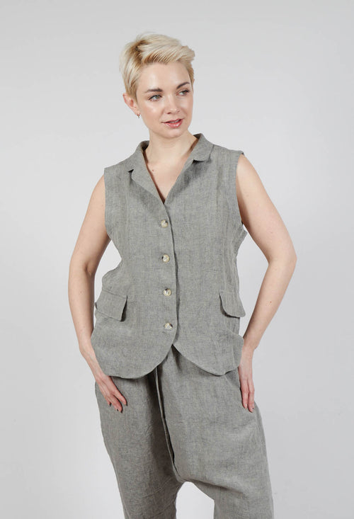 Kimchi A Gilet in Grigio