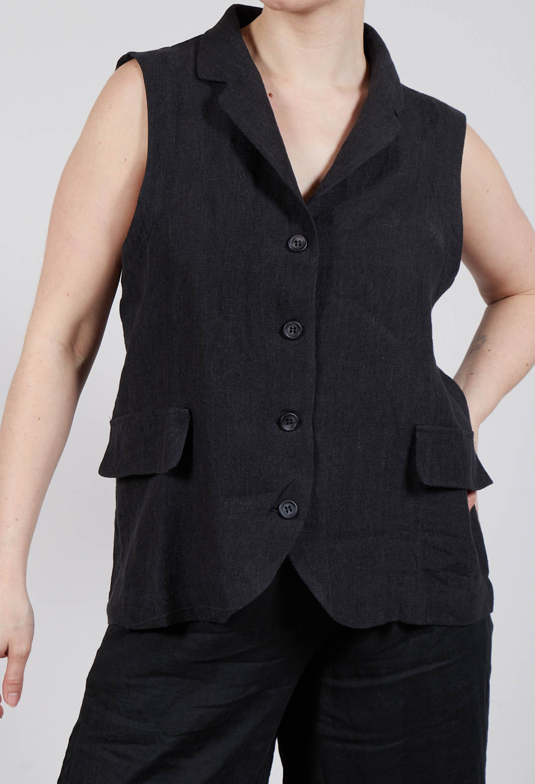 Kimchi A Gilet in Anthracite