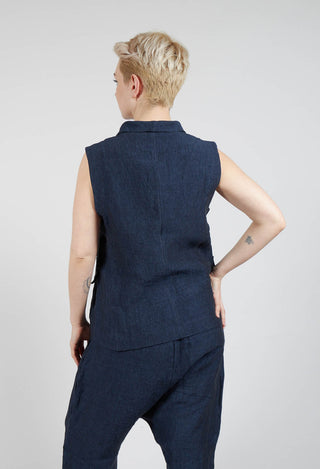 Kimchi A Gilet in Blu