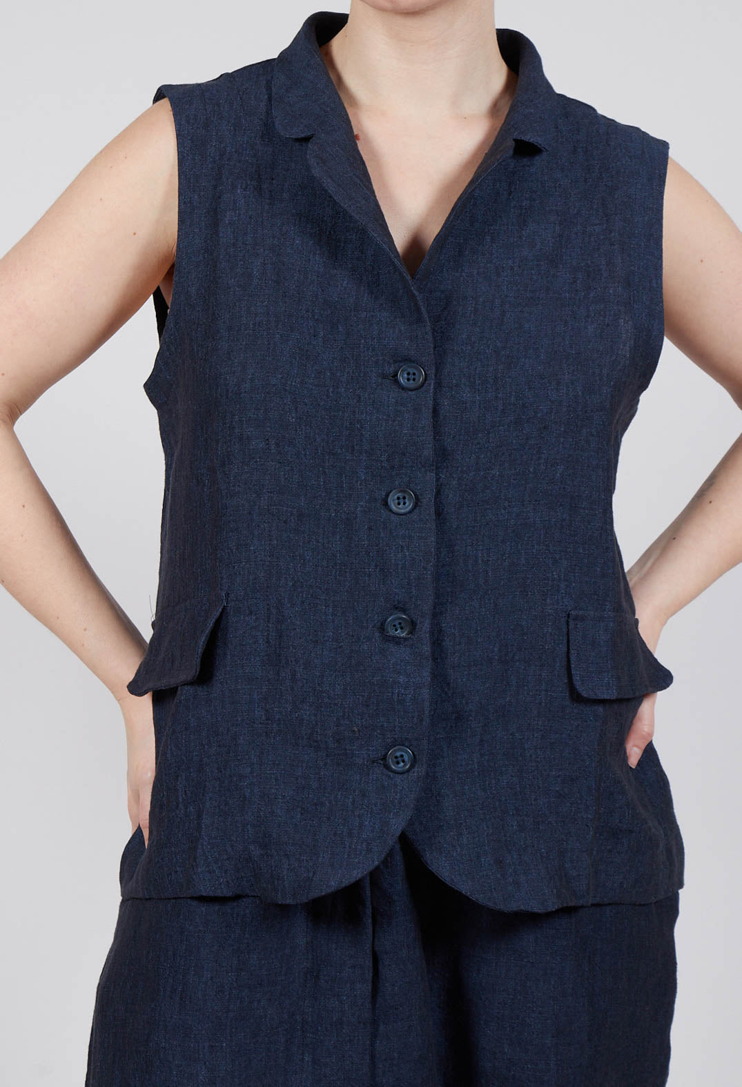 Kimchi A Gilet in Blu