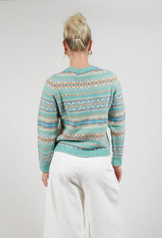 Kinross Cardigan in Opal