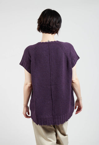 Klori Gilet in Plum