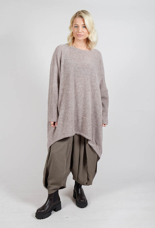 Knit Jumper in Taupe