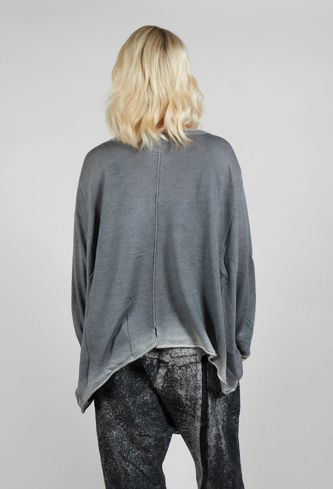 Grey slouch jumper hotsell