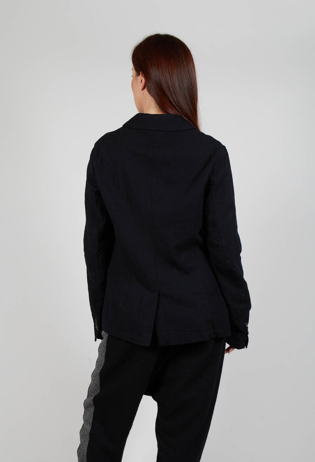 Large Pocket Jacket in Black