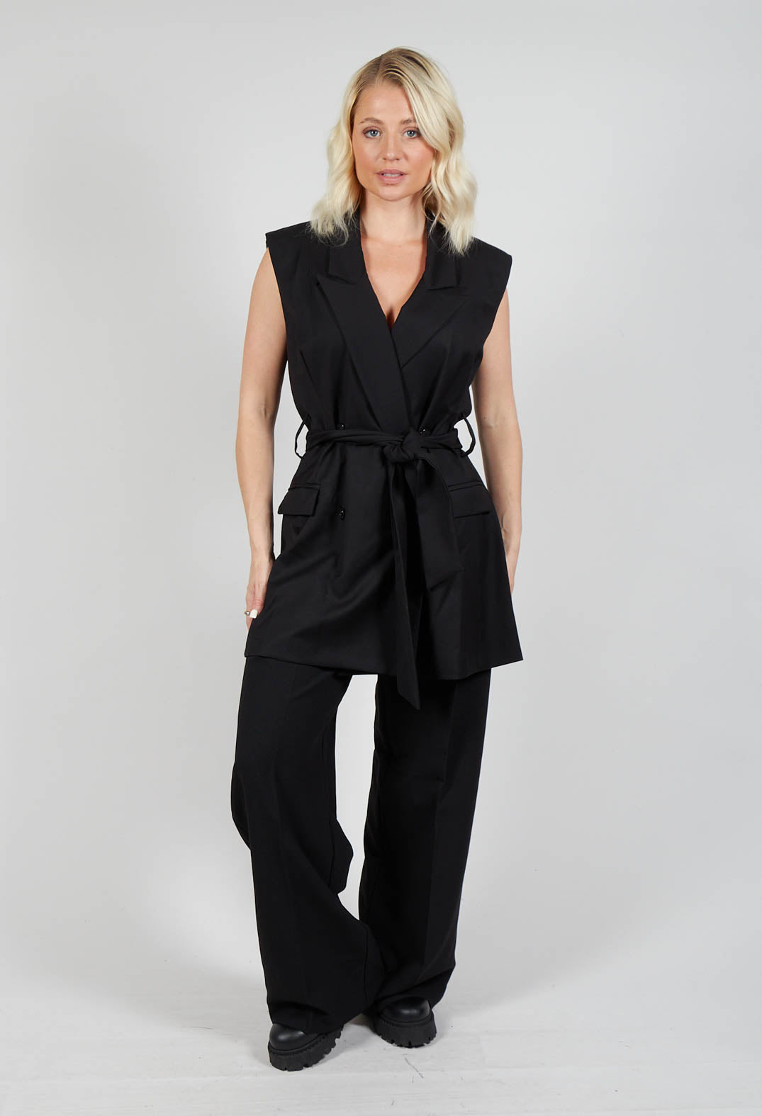 Letizia Waistcoat in Nero