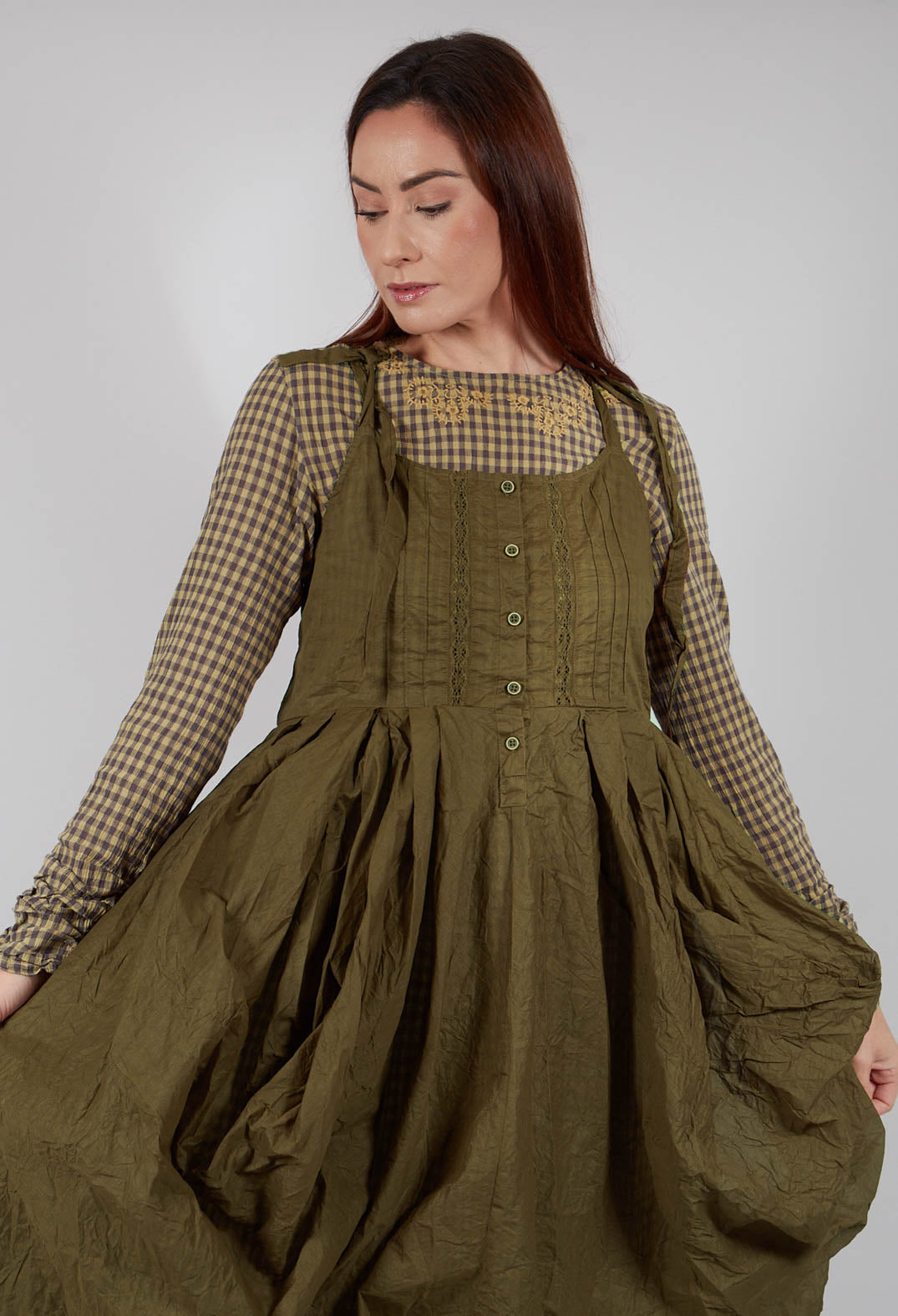 Libby Dress in Olive