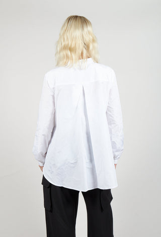 Light Taffeta Blouse in White