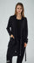 PRE-ORDER - Lightweight Cardigan in Grey Black Lightweight Cardigan in Grey Black (Pictured in Black Offwhite)