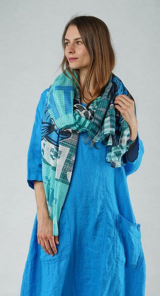 PRE-ORDER - Lightweight Cotton Scarf in Colorful Lightweight Cotton Scarf in Colorful