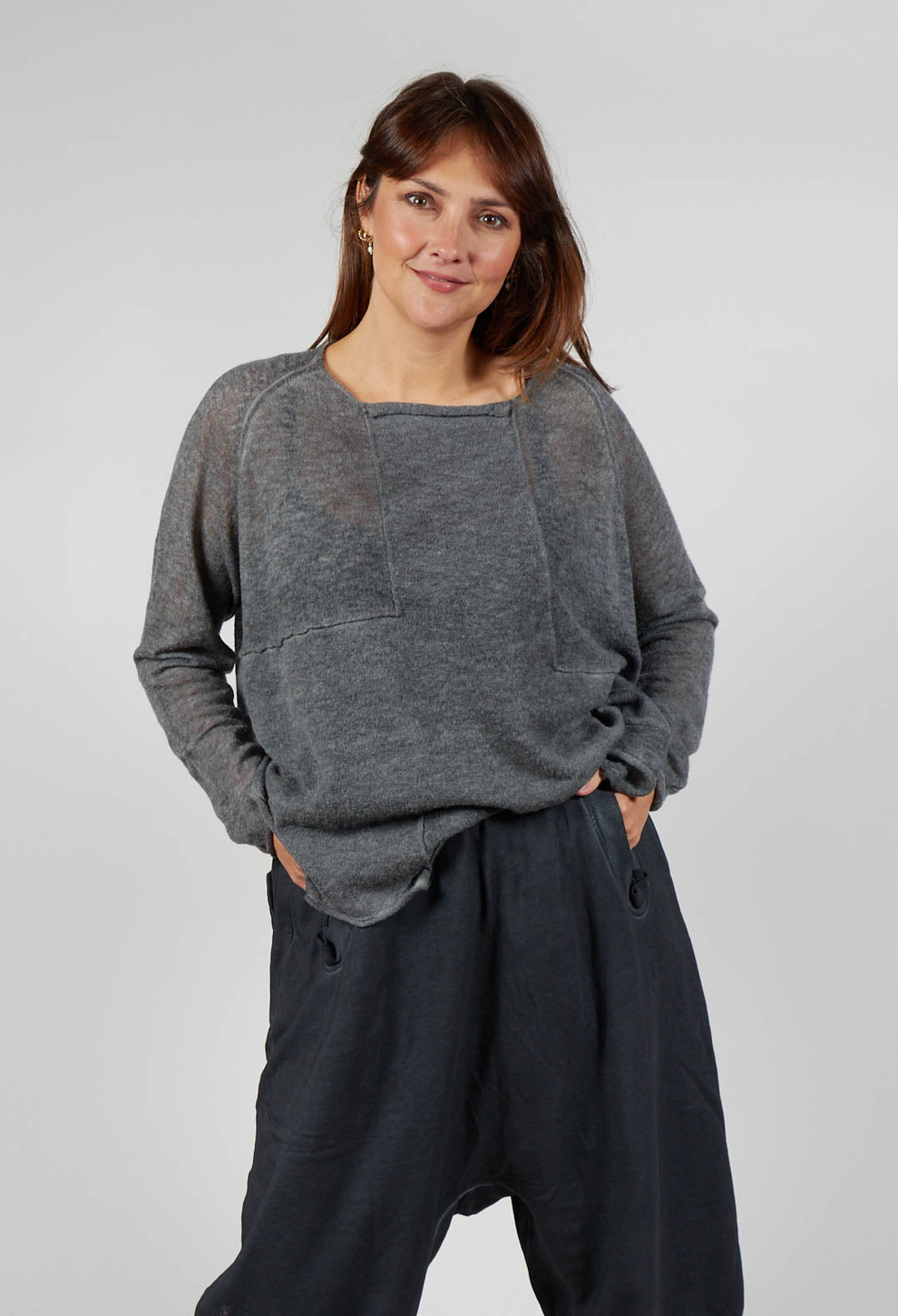 Lightweight Jumper in Coal Cloud